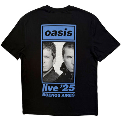 OASIS - LIVE '25 BUENOS AIRES HALF FACE - T-Shirt Black