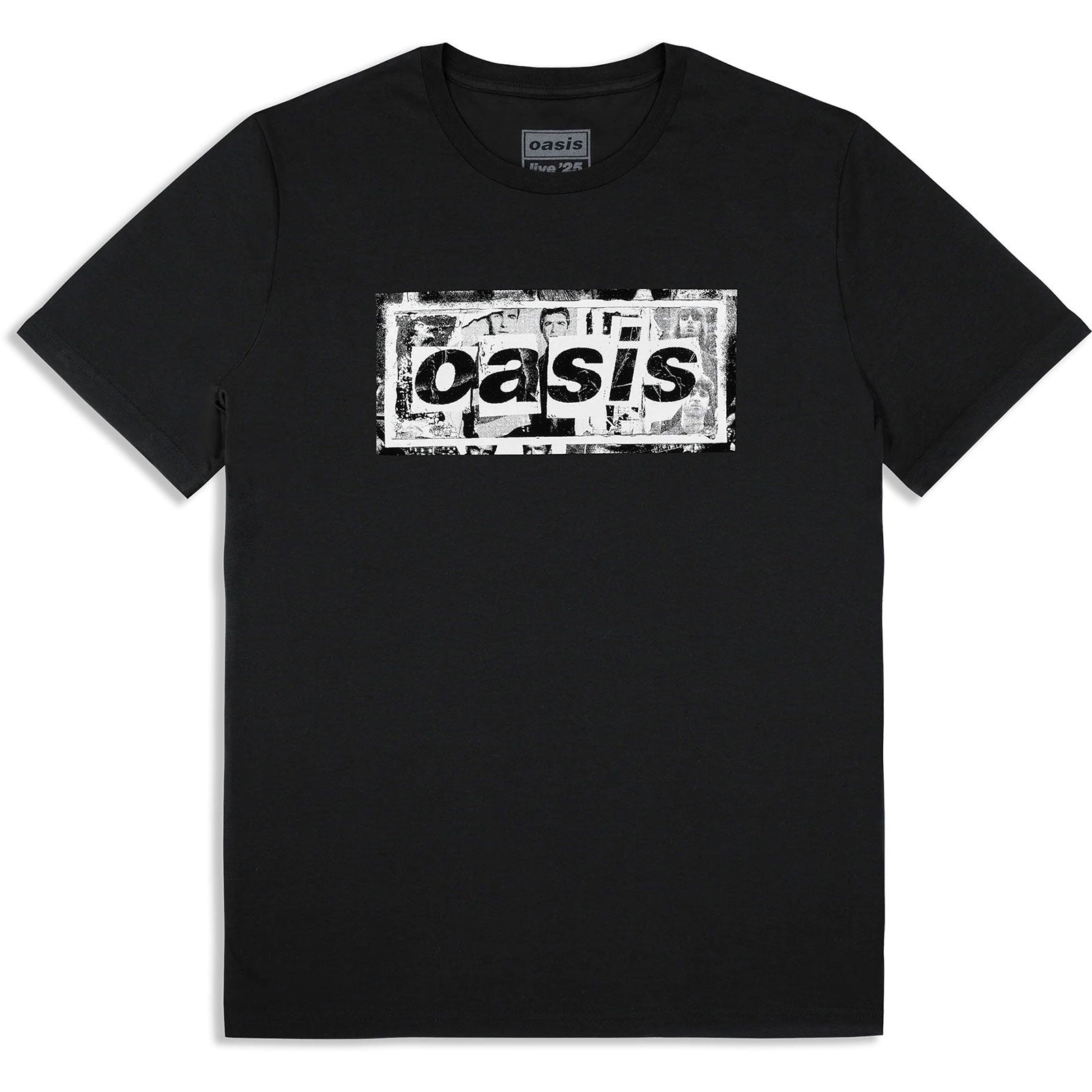  Oasis Tシャツ M ブラック OASIS - COLLAGE LIVE '25 WORLD TOUR - T-Shirt Black