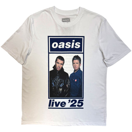 OASIS - COLOUR PHOTO LIVE '25 WORLD TOUR - T-Shirt White