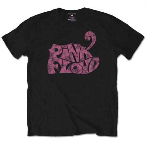 PINK FLOYD - SWIRL LOGO - T-Shirt Black