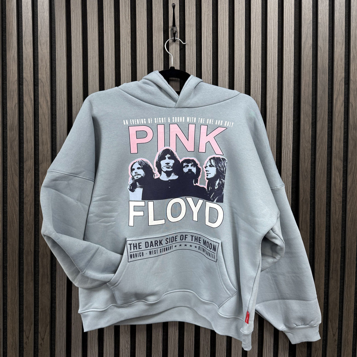 PINK FLOYD - DSOTM MUNICH - Ladies Pullover Hoodie Blue