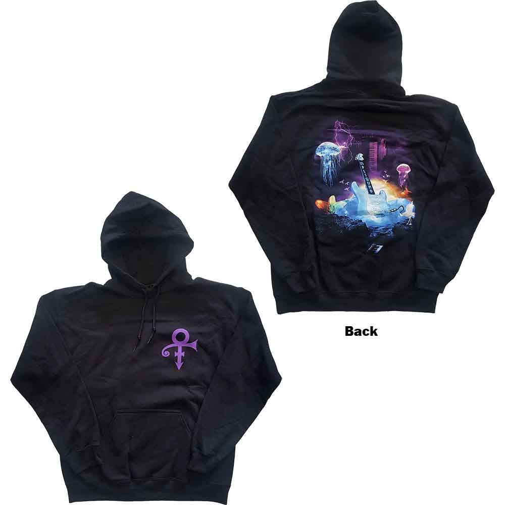 PRINCE - LOTUS FLOWER - Pullover Hoodie Black