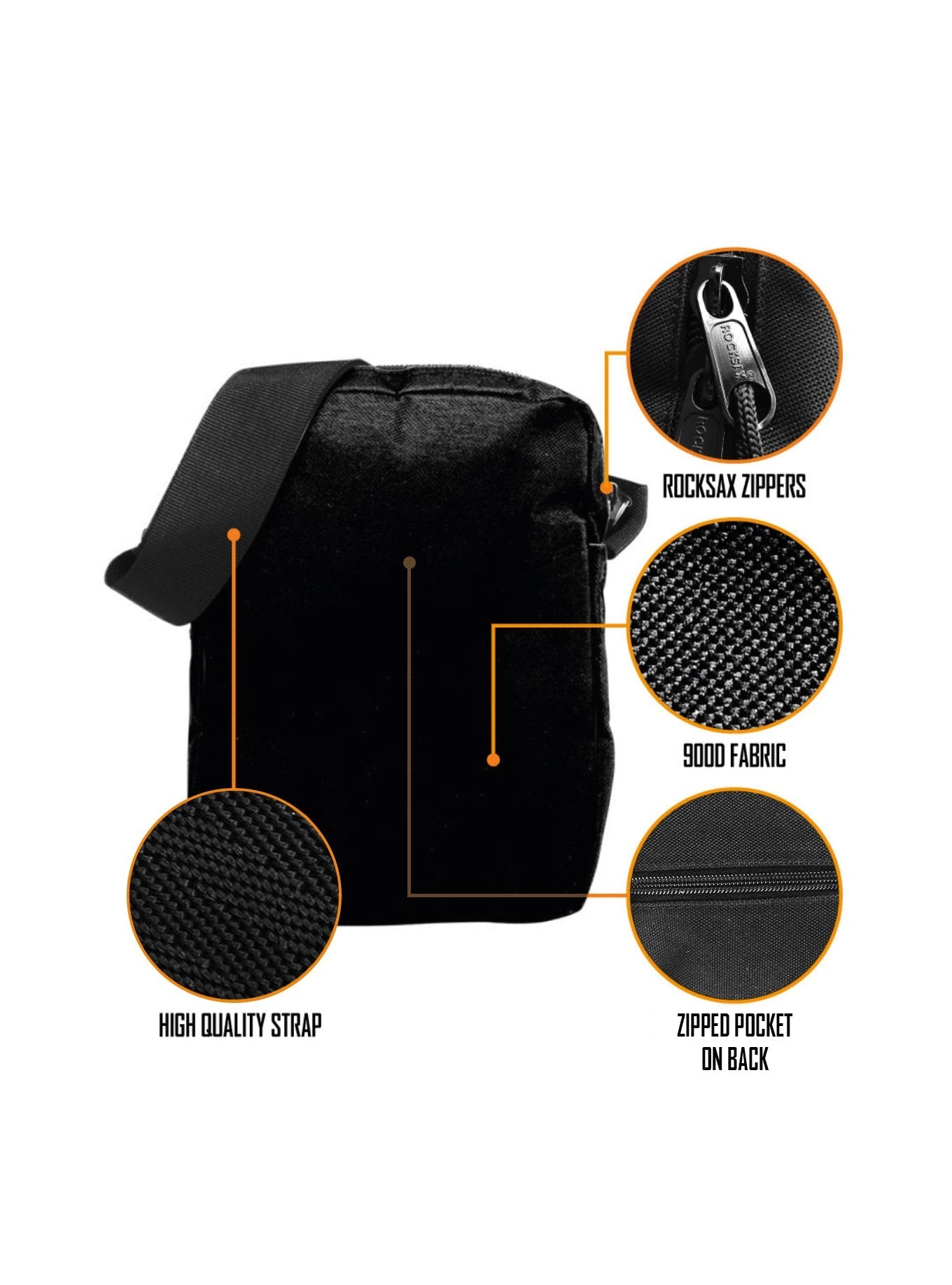 Rocksax Wu-Tang Crossbody Bag - Logo