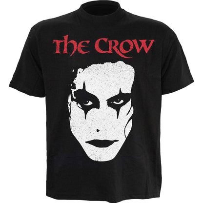 THE CROW - FACE - Front Print T-Shirt Black