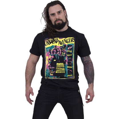MARVEL ZOMBIES - UNDEAD AVENGERS - T-shirt à impression frontale Noir