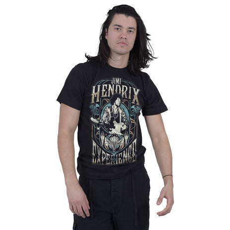 JIMI HENDRIX - ART NOUVEAU - T-SHIRT - Front Print T-Shirt Black