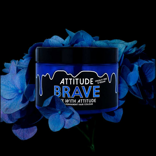 BRAVE BLUE - Tintura per capelli Attitude - 135ml
