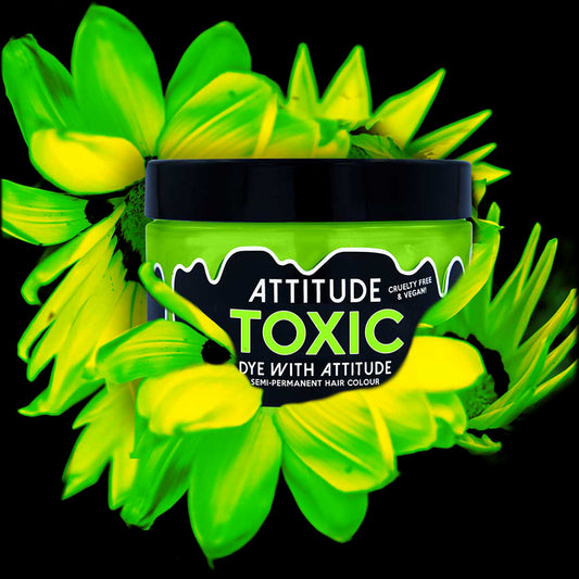 TOXIC UV GREEN - Teinture capillaire Attitude - 135ml