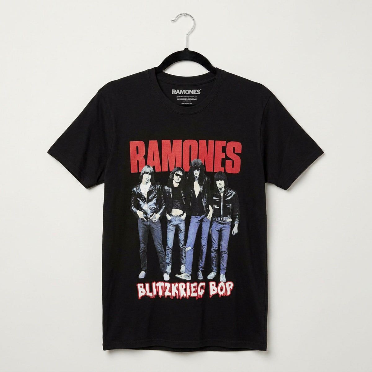 RAMONES - BLITZ - Carbon T-Shirt Black