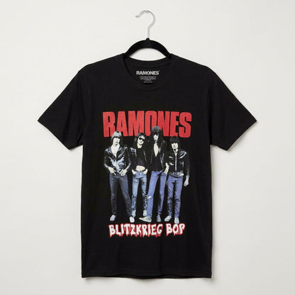 RAMONES - BLITZ - Carbon T-Shirt Black
