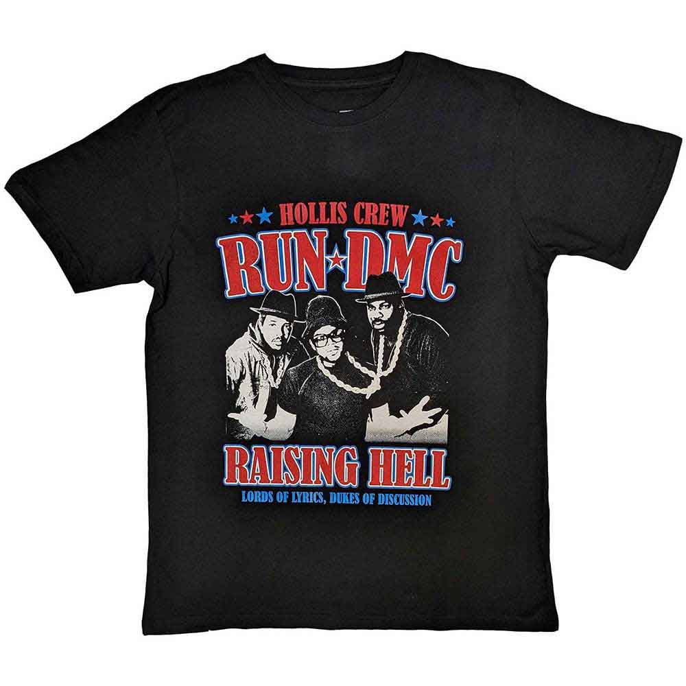 RUN DMC - RAISING HELL AMERICANA - T-Shirt Black
