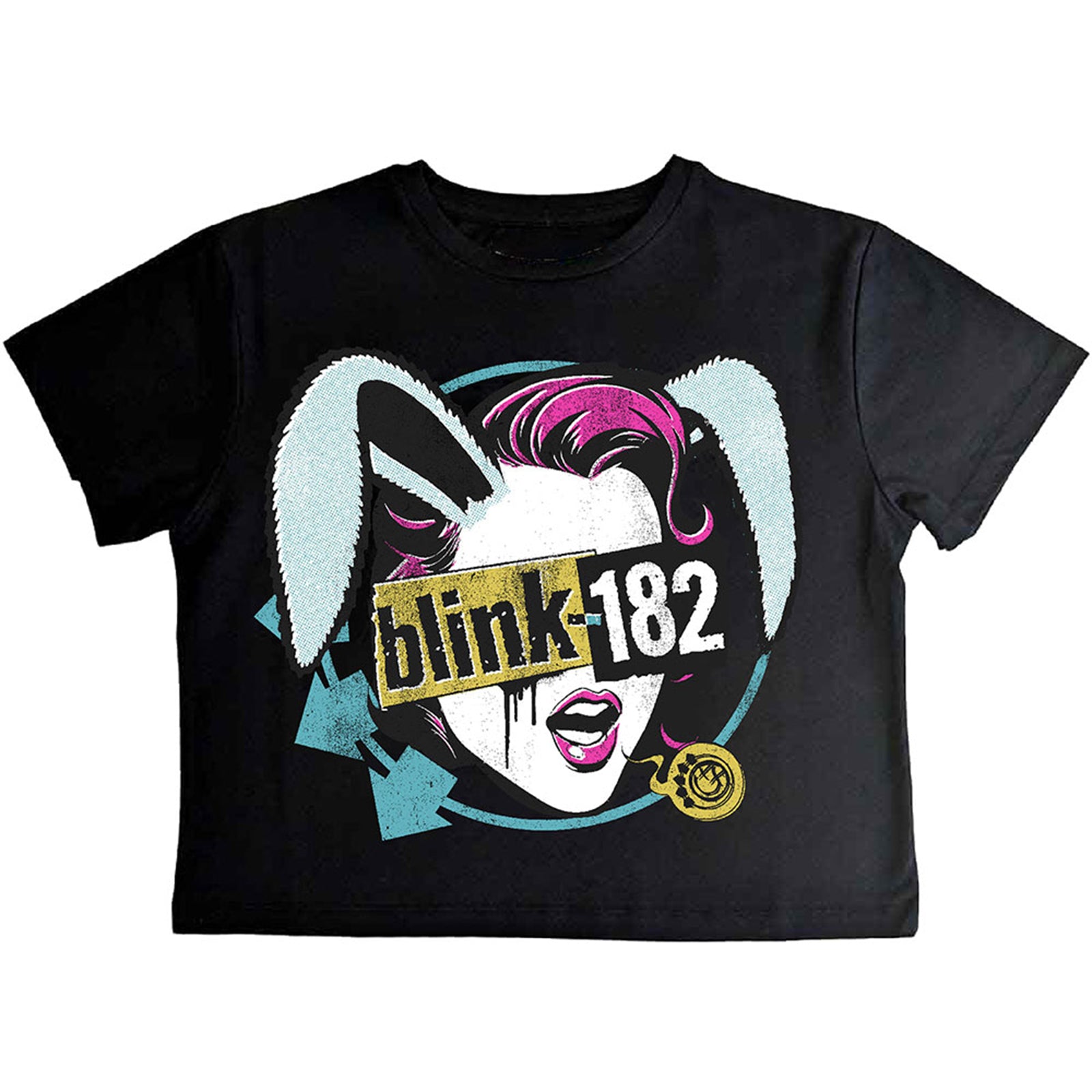 BLINK-182 - BLIND DATE - Crop Top Black