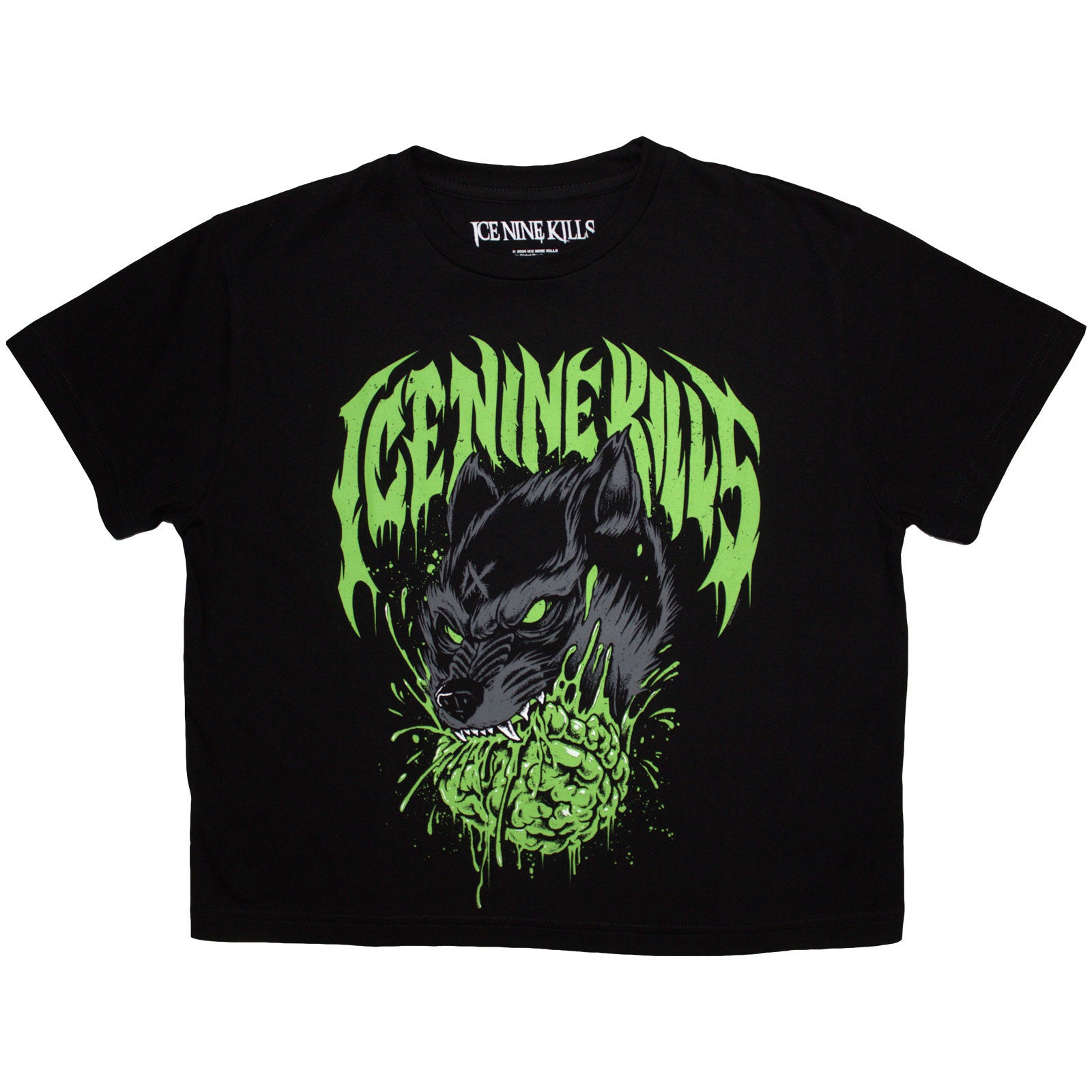 ICE NINE KILLS - WOLF - Crop Top Black