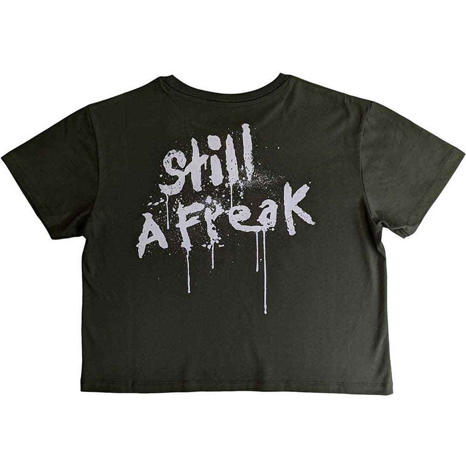 KORN - STILL A FREAK - Crop Top Green (Back Print)