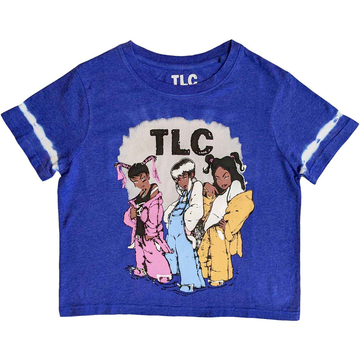 TLC - CARTOON - Crop Top Blue (Wash Collection)