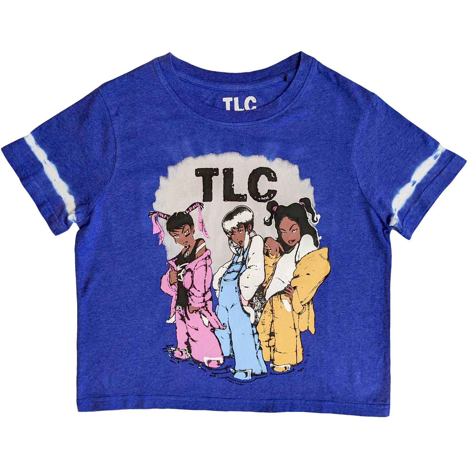 TLC - CARTOON - Crop Top Blue (Wash Collection)