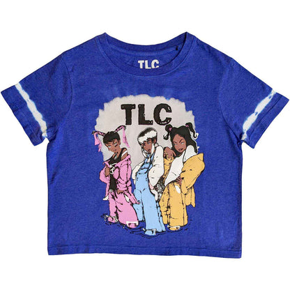 TLC - CARTOON - Crop Top Blue (Wash Collection)