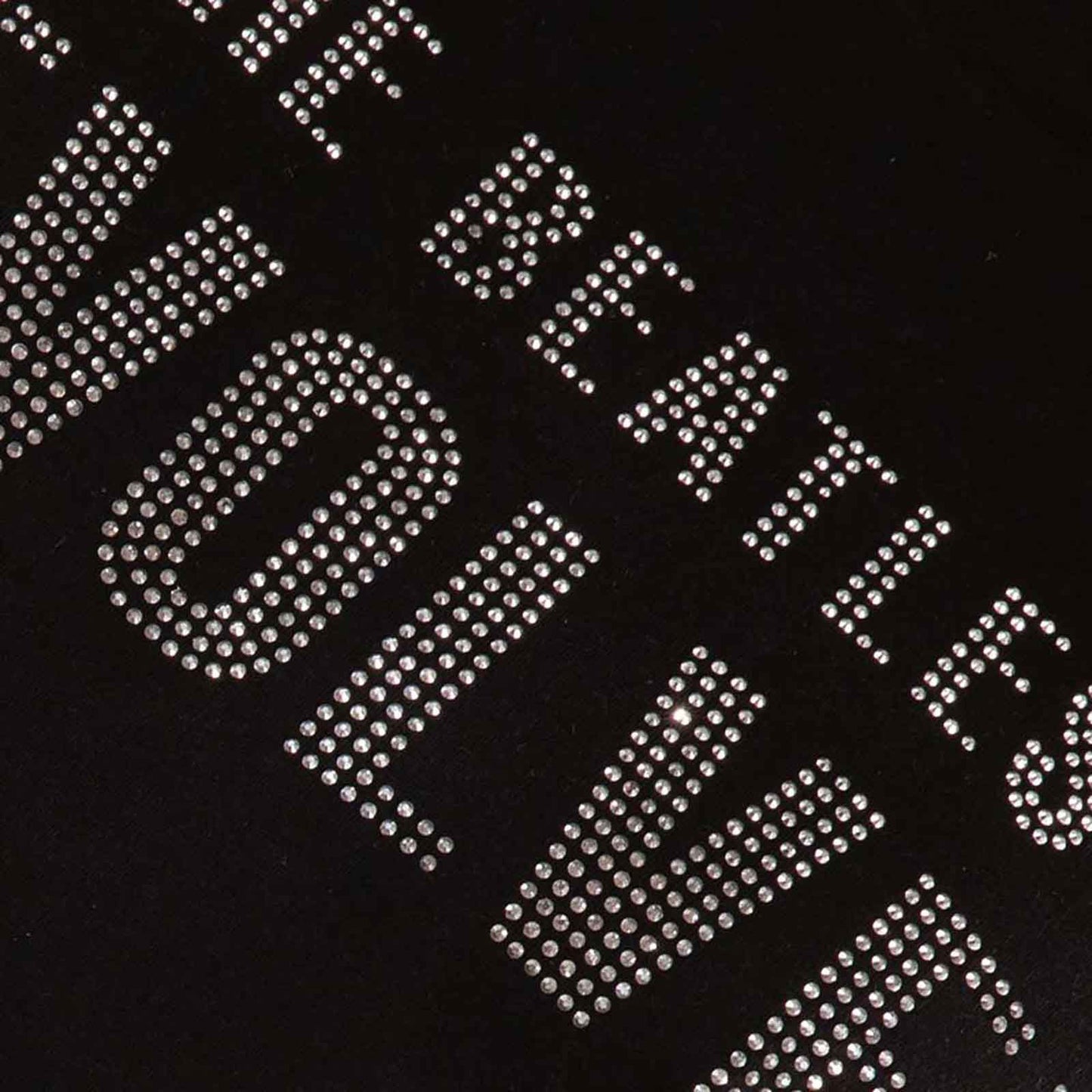 THE BEATLES - REVOLVER CRYSTALS - Ladies T-Shirt Black (Embellished)