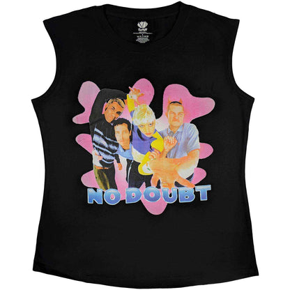NO DOUBT - HORNS - Tank T-Shirt Black