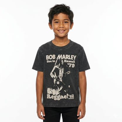 BOB MARLEY - HAWAII SNOW WASH - Kids T-Shirt Grey (Wash Collection)