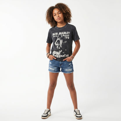 BOB MARLEY - HAWAII SNOW WASH - Kids T-Shirt Grey (Wash Collection)