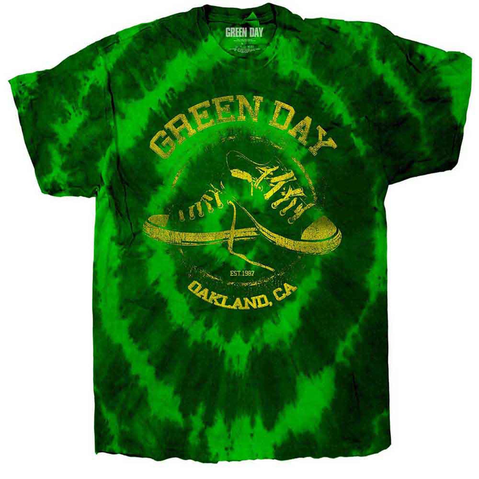 GREEN DAY - ALL STARS - Kids T-Shirt Green (Wash Collection)