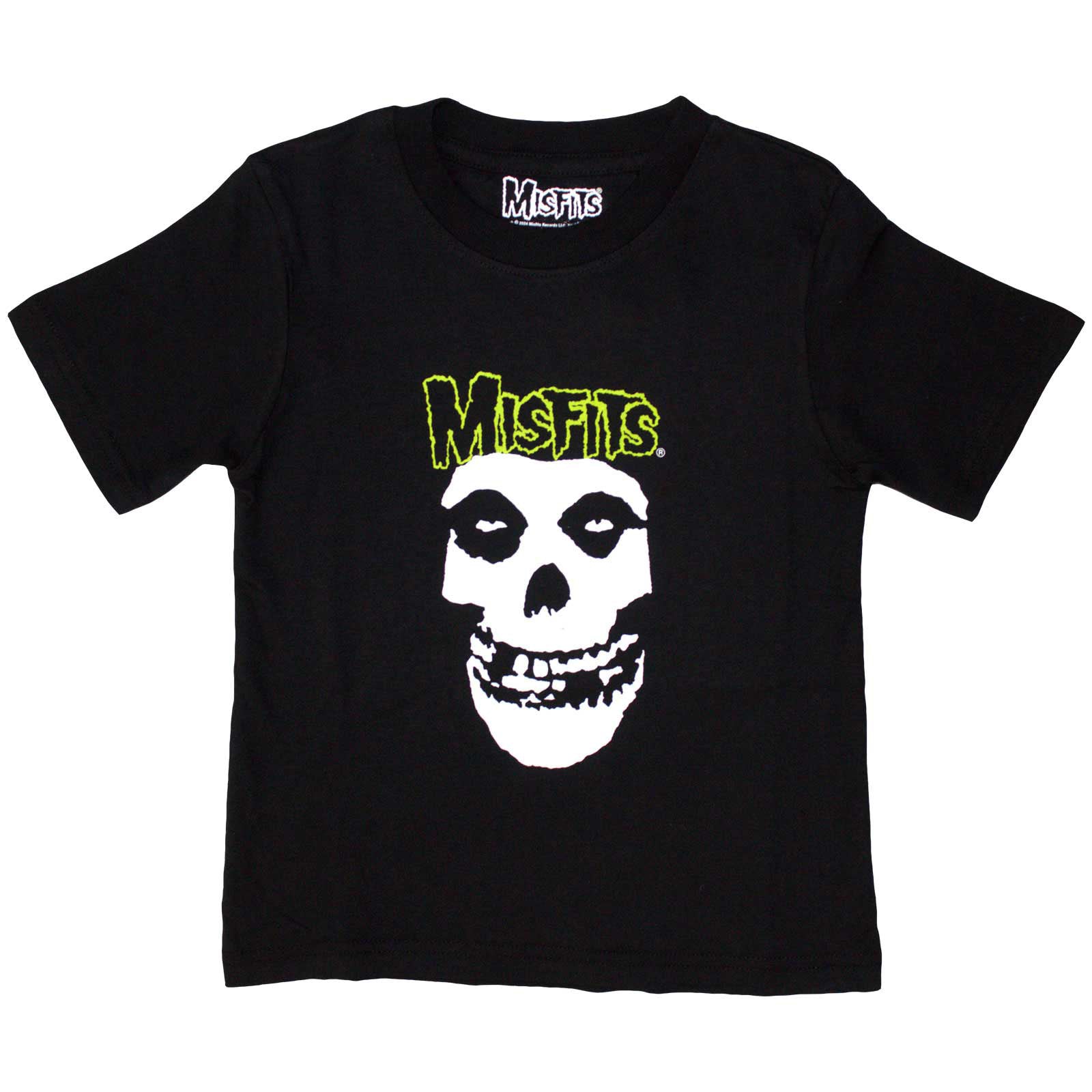 MISFITS - SKULL & LOGO - Kids T-Shirt Black