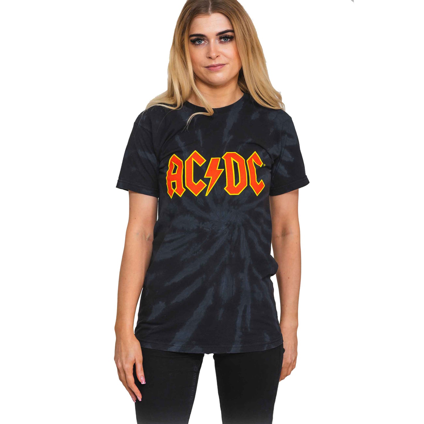 AC/DC - LOGO - T-Shirt Black (Wash Collection)