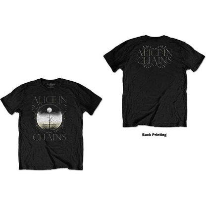 ALICE IN CHAINS - MOON TREE - T-Shirt Black (Back Print)
