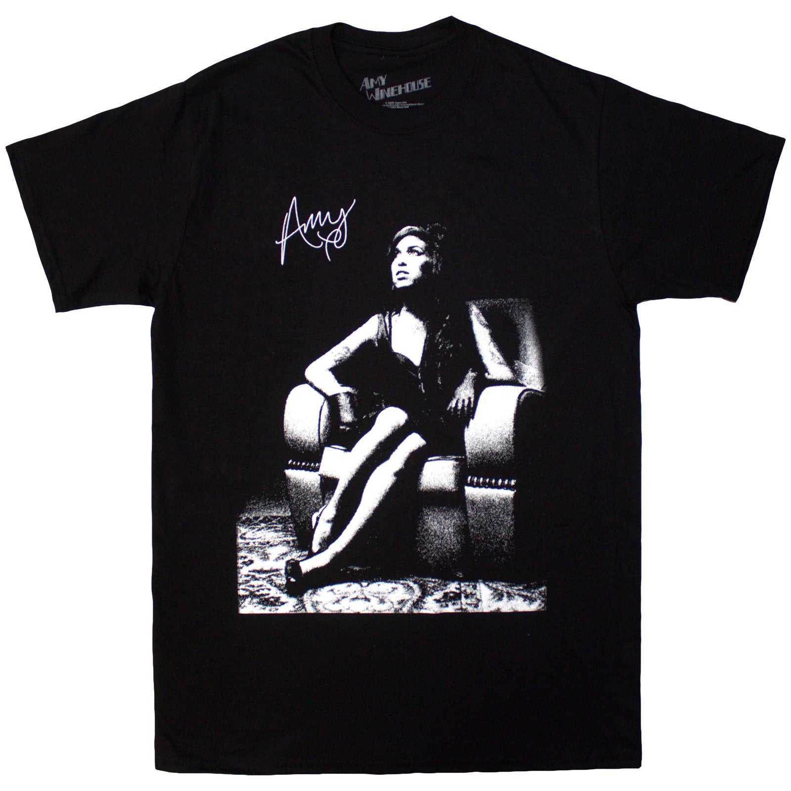 AMY WINEHOUSE - CHAIR - T-Shirt Black