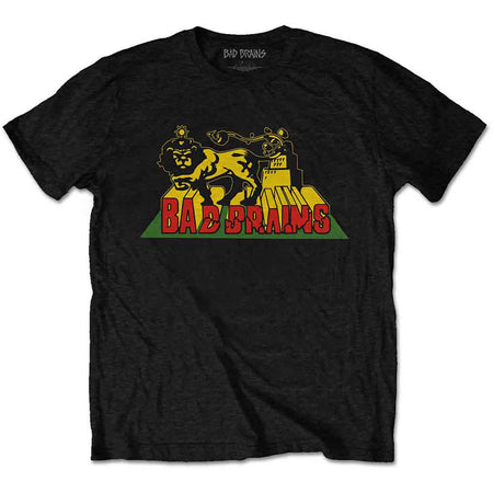 BAD BRAINS - LION CRUSH - T-Shirt Black