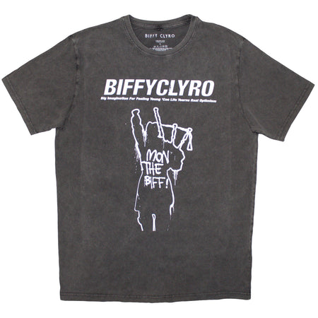 BIFFY CLYRO BIG IMAGINATION Stone Wash T Shirt