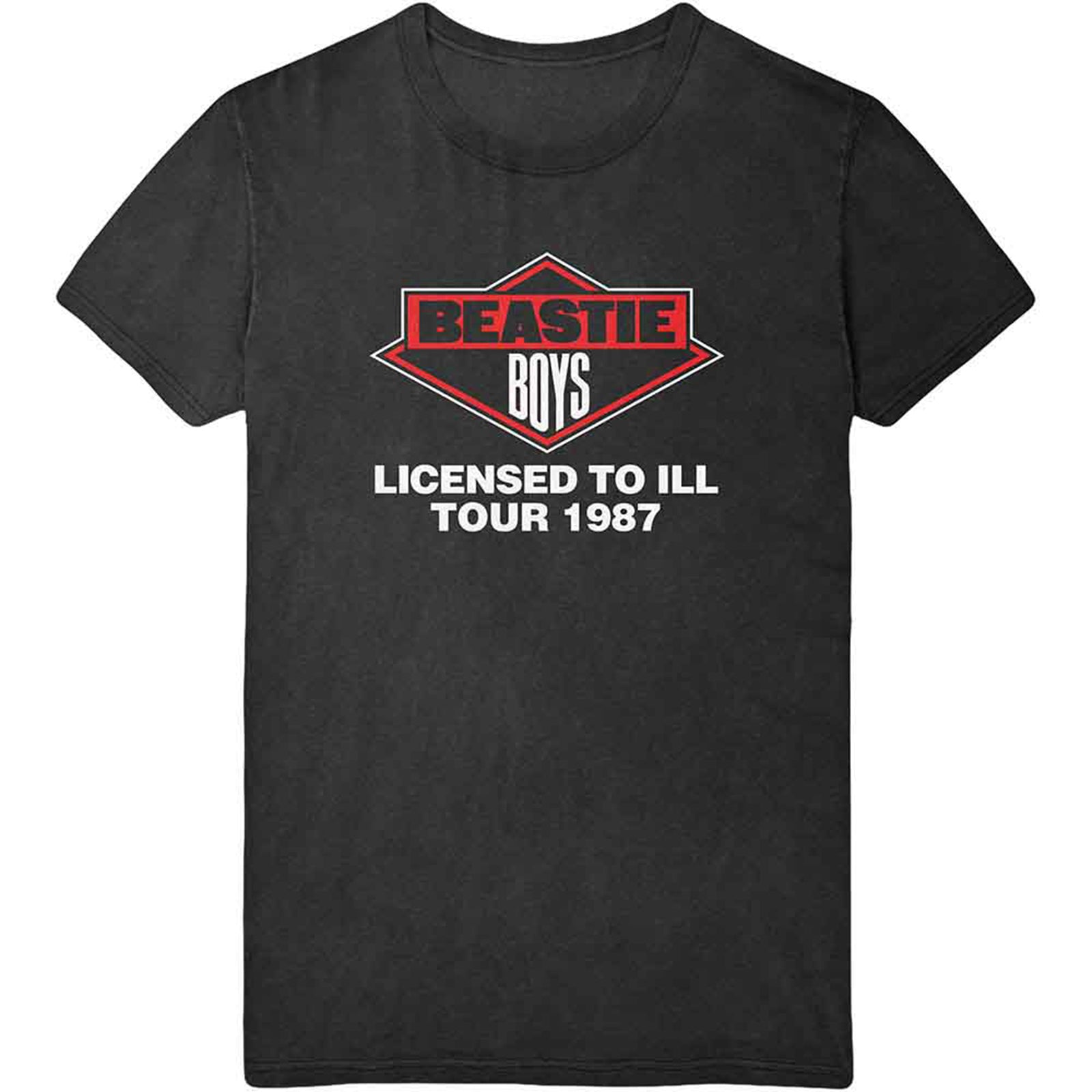 THE BEASTIE BOYS - LICENSED TO ILL TOUR 1987 - T-Shirt Black