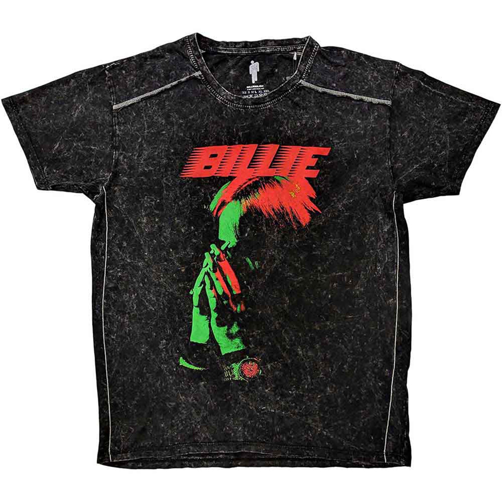 BILLIE EILISH - HANDS FACE - T-Shirt Black (Wash Collection) BILLIE EILISH - HANDS FACE - T-Shirt Black (Wash Collection)