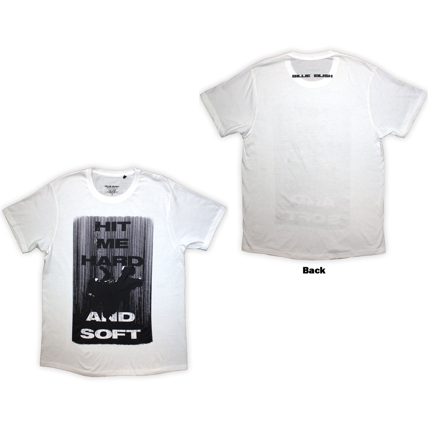 BILLIE EILISH - HIT ME HARD AND SOFT FALLING - T-Shirt White (Back Print)