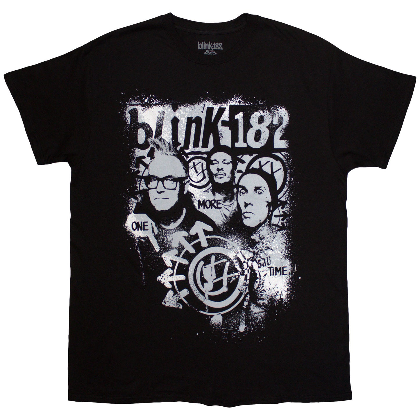 BLINK-182 - ONE MORE TIME SPRAY PAINT - T-Shirt Black