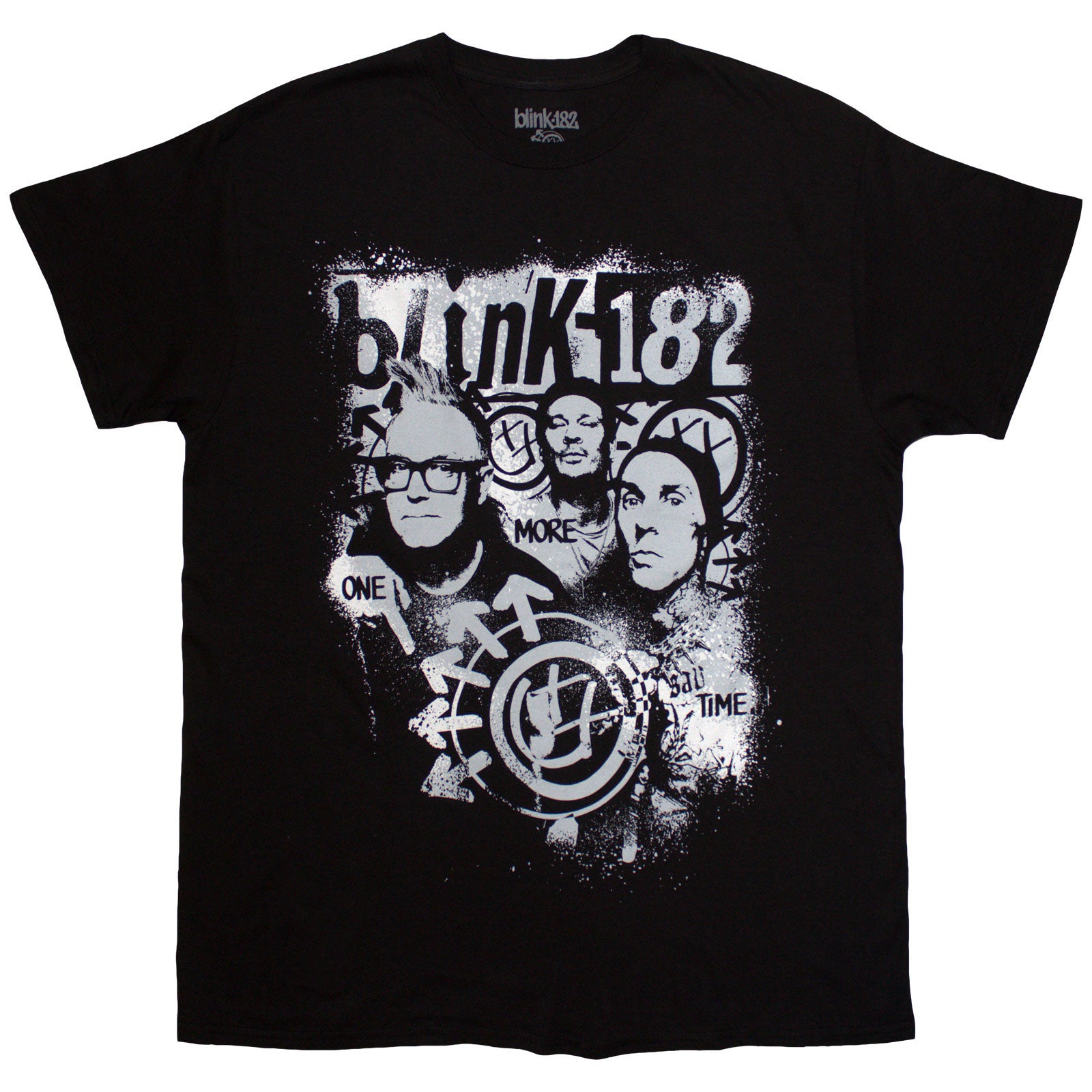 BLINK-182 - ONE MORE TIME SPRAY PAINT - T-Shirt Black