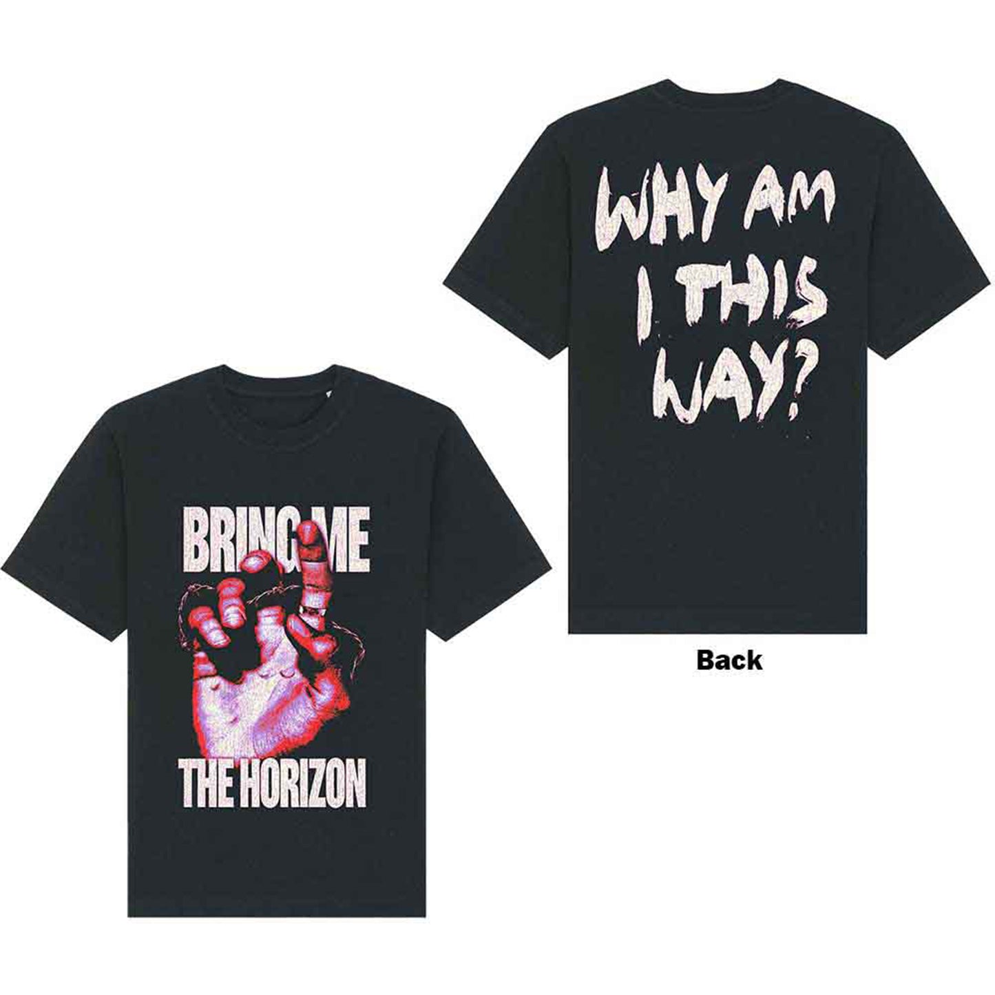 BRING ME THE HORIZON - LOST - T-Shirt Black (Back Print)