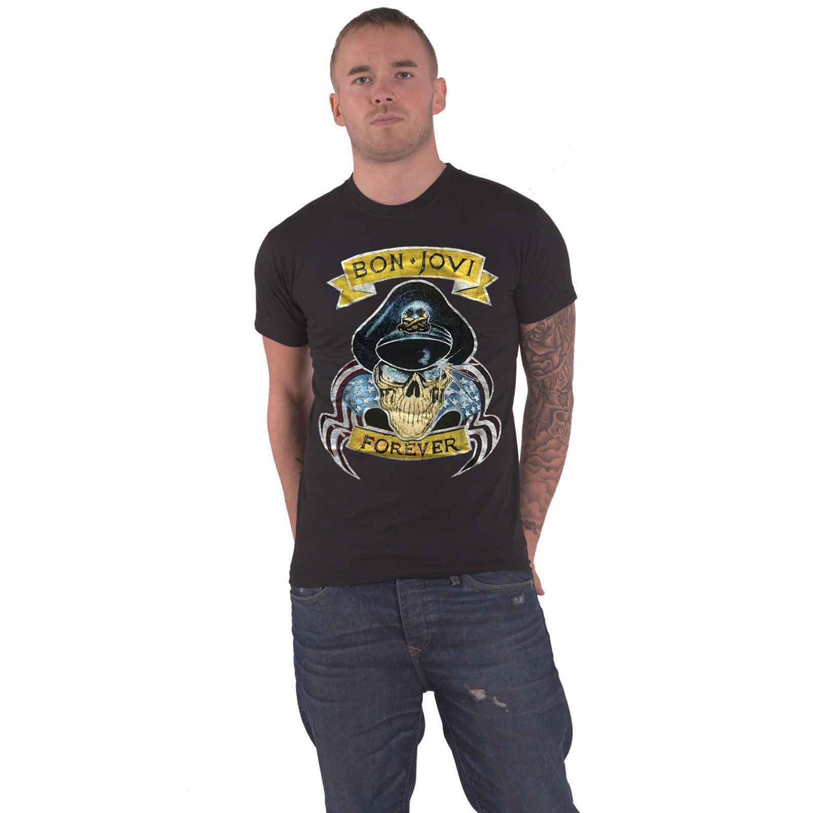BON JOVI - FOREVER - T-Shirt Black