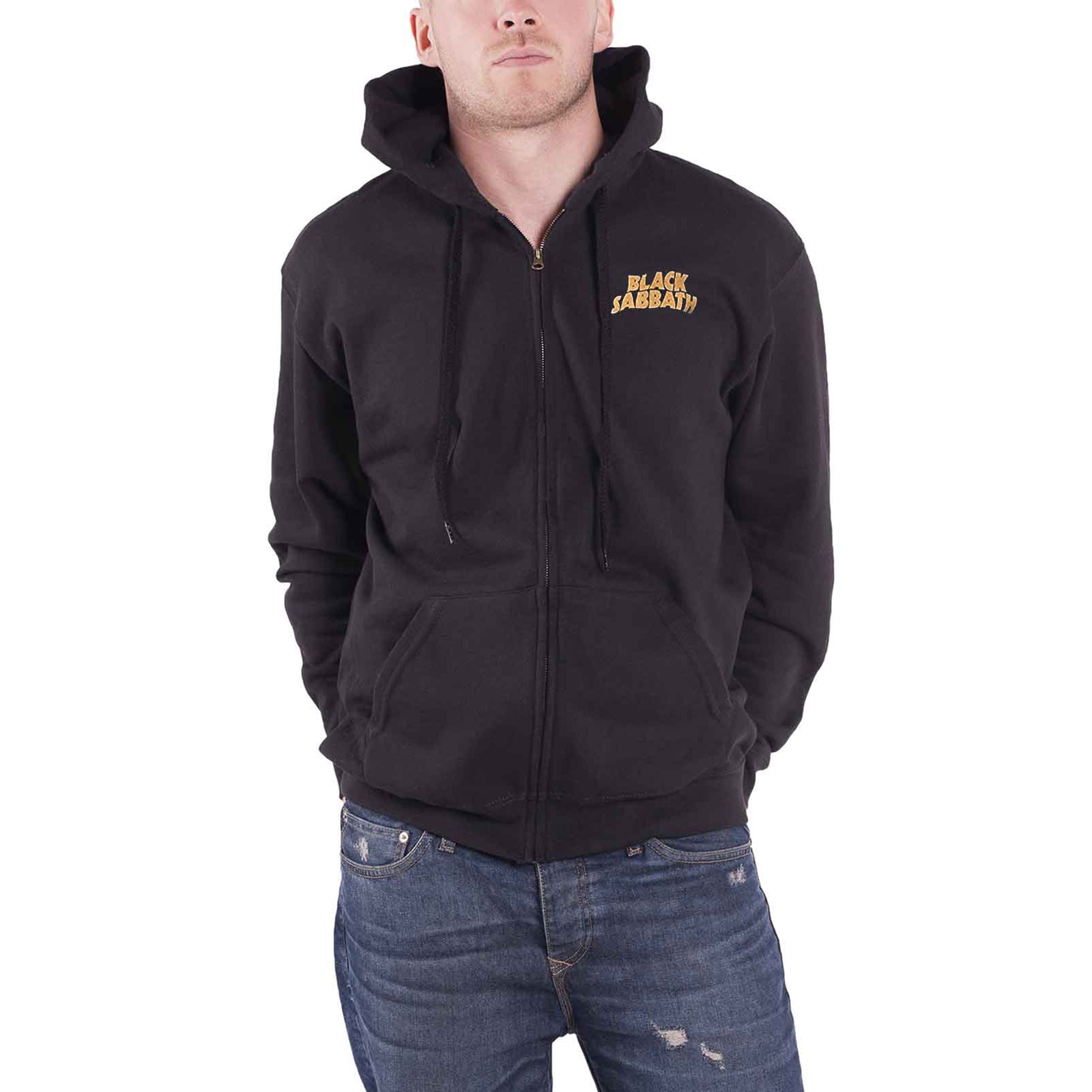Black Sabbath WORLD Tour 1978 パーカー　サイズL Black Sabbath Tour 1978 (Back Print) Zippered Hooded Sweatshirt