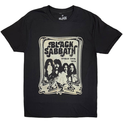 BLACK SABBATH - WORLD TOUR 1978 - T-Shirt Noir