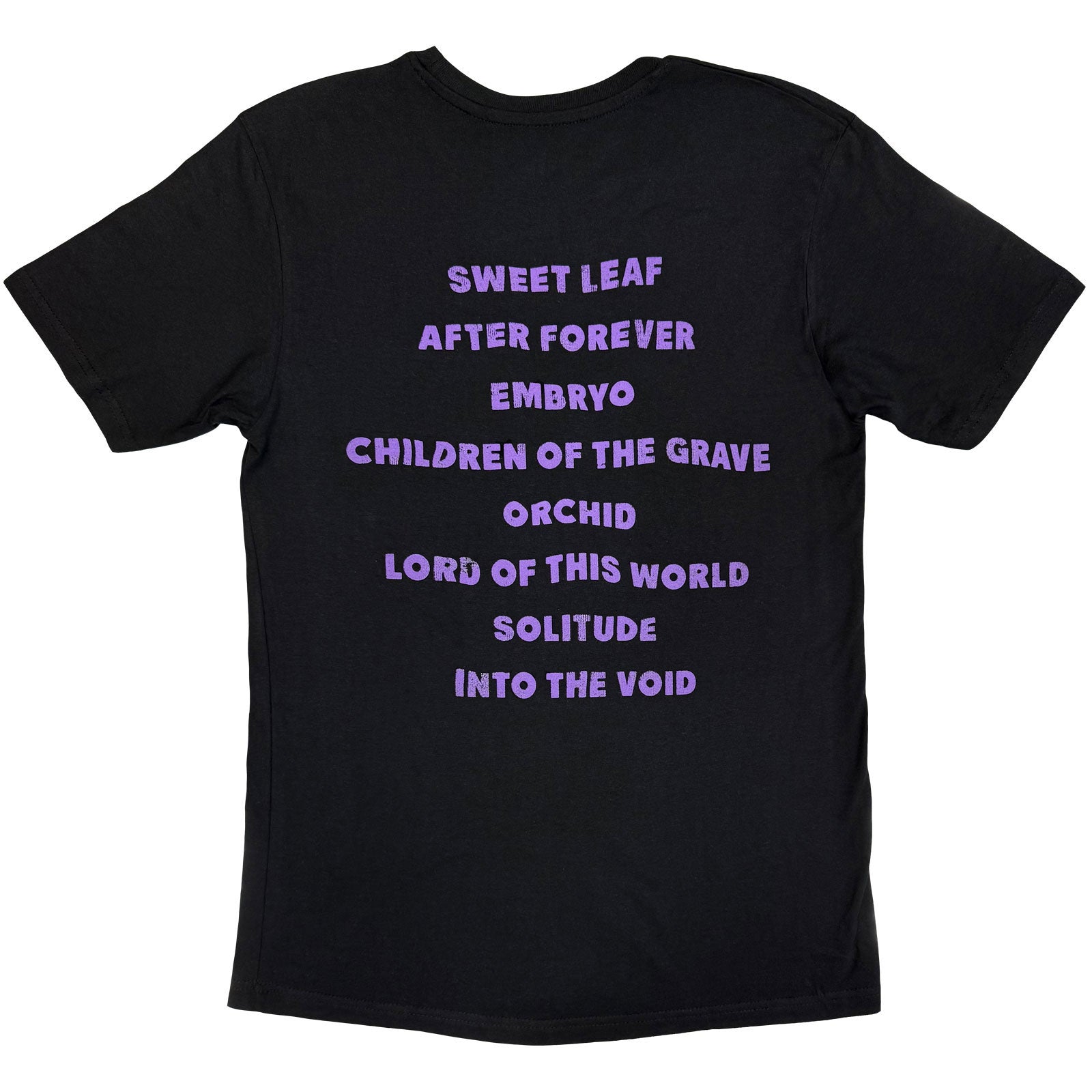BLACK SABBATH - MASTERS OF REALITY ALBUM - T-Shirt Black (Back Print)