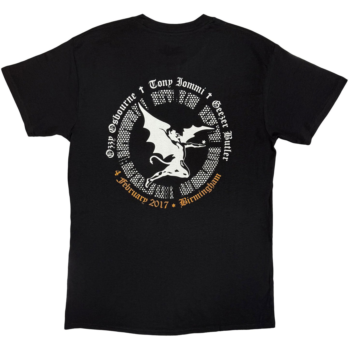 BLACK SABBATH - THE END DEMON - T-Shirt Black (Back Print)