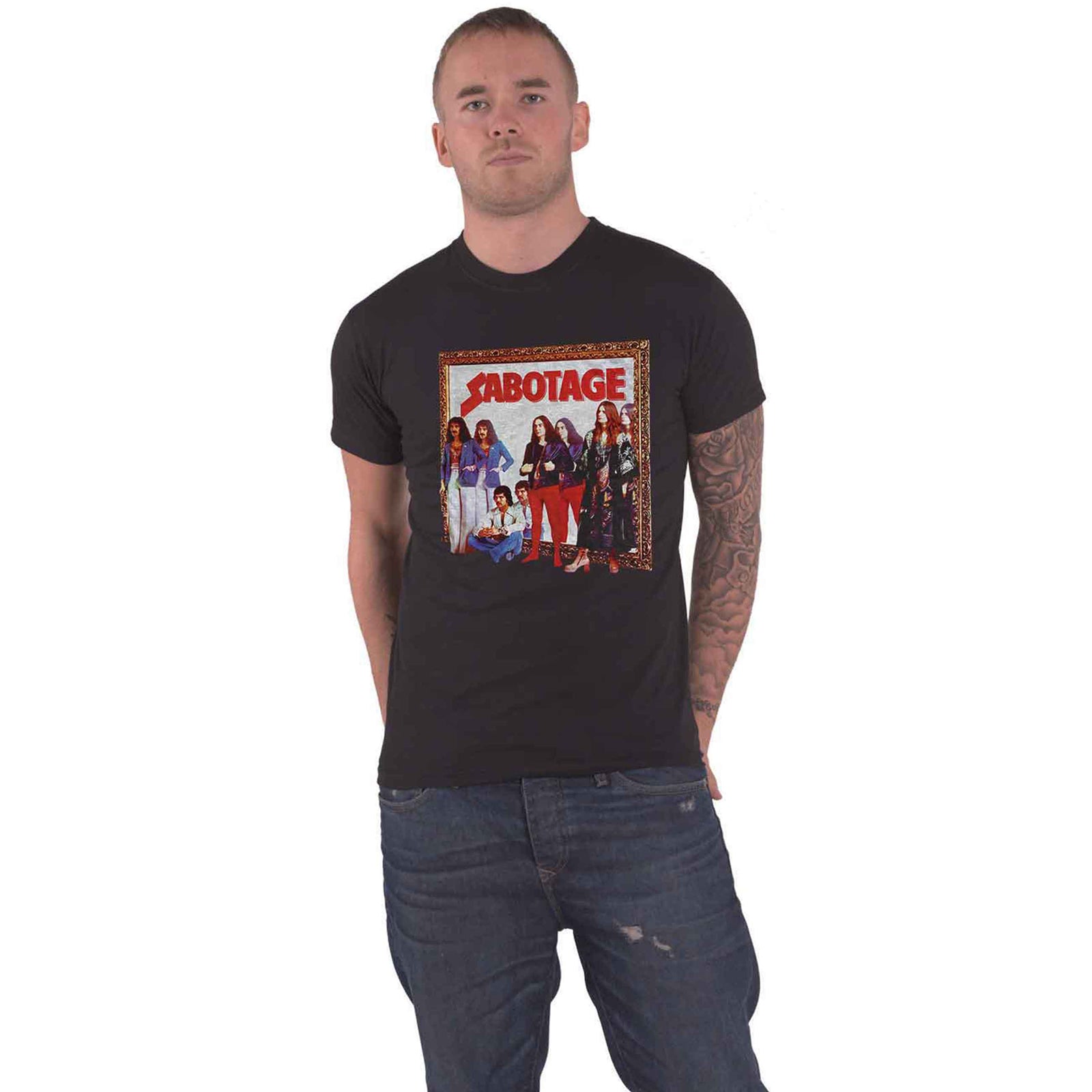 BLACK SABBATH - SABOTAGE - T-Shirt Black (Back Print)