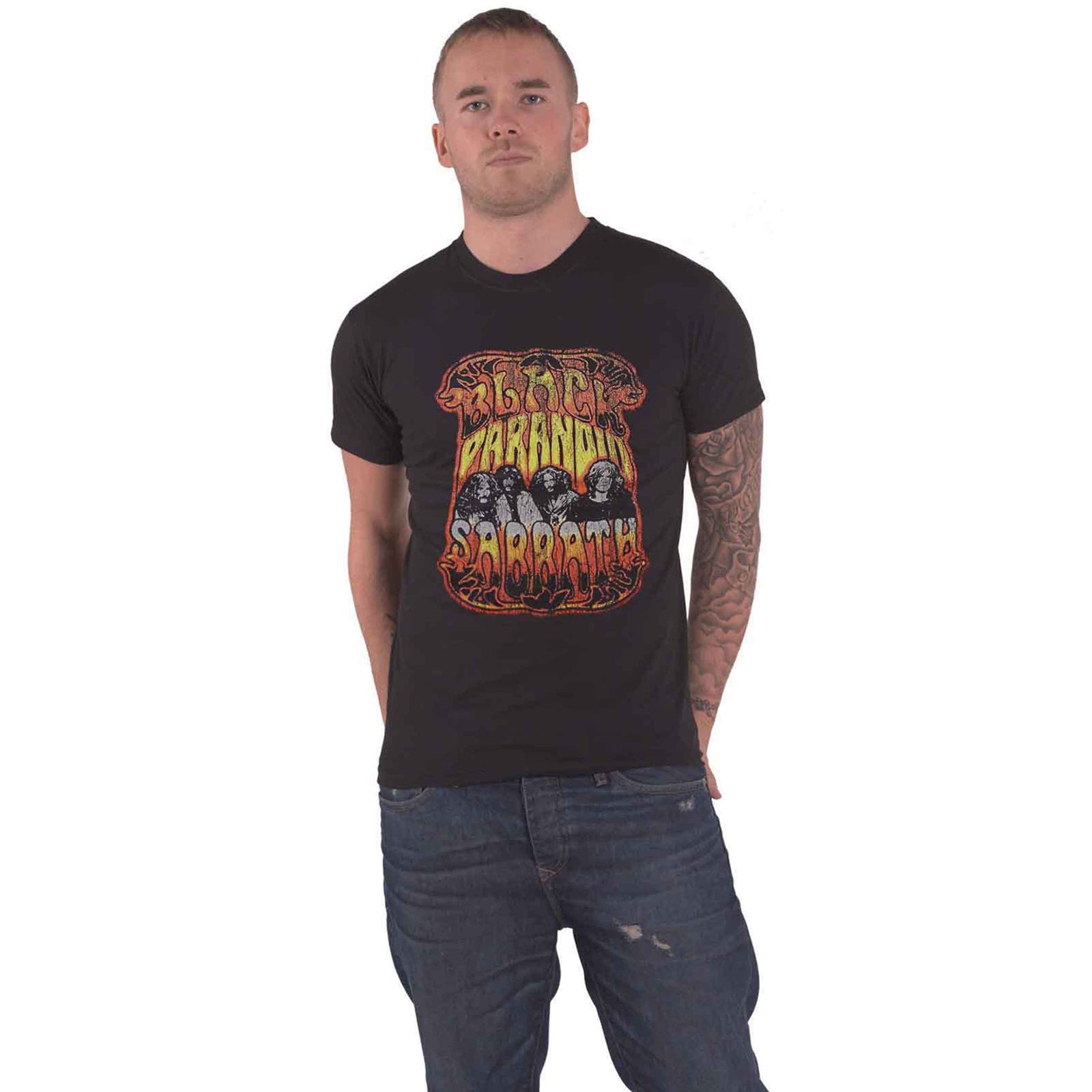 BLACK SABBATH - PARANOID PSYCH - T-Shirt Black