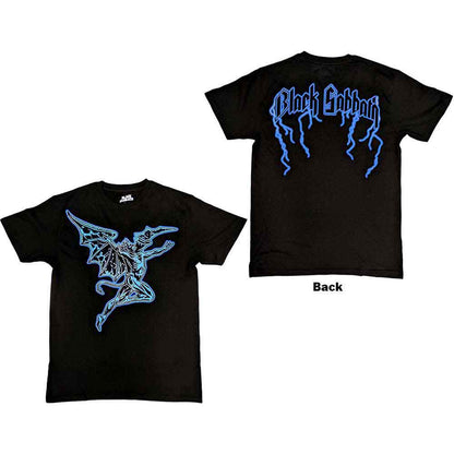 BLACK SABBATH - LIGHTNING HENRY - T-Shirt Black (Back Print)
