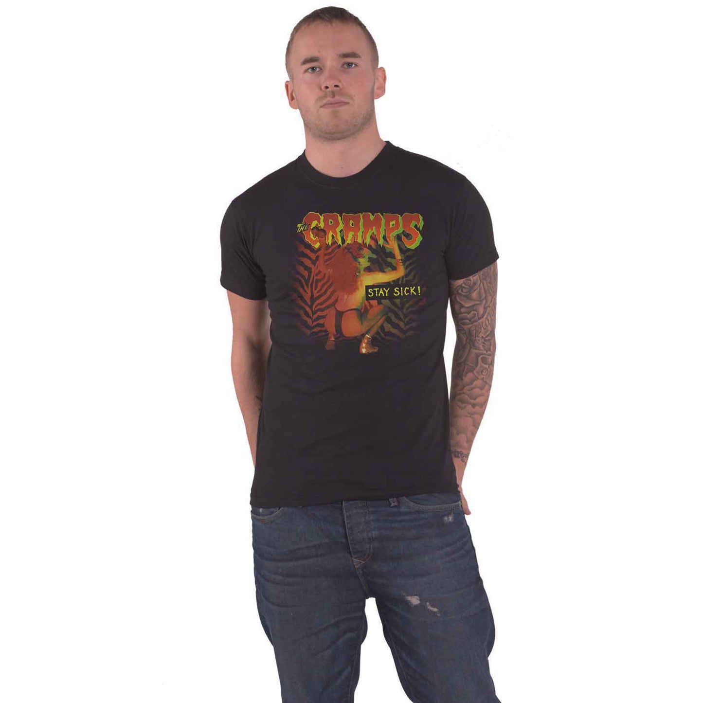 CRAMPS, THE - STAY SICK - T-Shirt Black