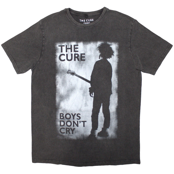 CURE, THE - BOYS DON'T CRY BLACK & WHITE - Stone Wash T-Shirt Grey
