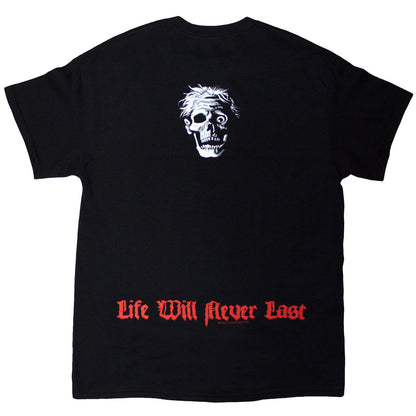 DEATH - LIFE WILL NEVER LAST - T-Shirt Black (Back Print)