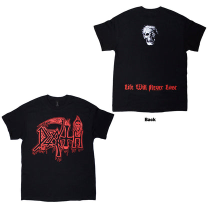 DEATH - LIFE WILL NEVER LAST - T-Shirt Black (Back Print)